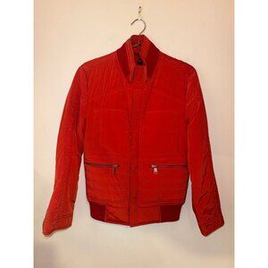 Dolce and Gabbana Orange Puffer Jacket